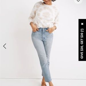Madewell The Curvy Perfect Vintage Jean in Fitzgerald Wash
